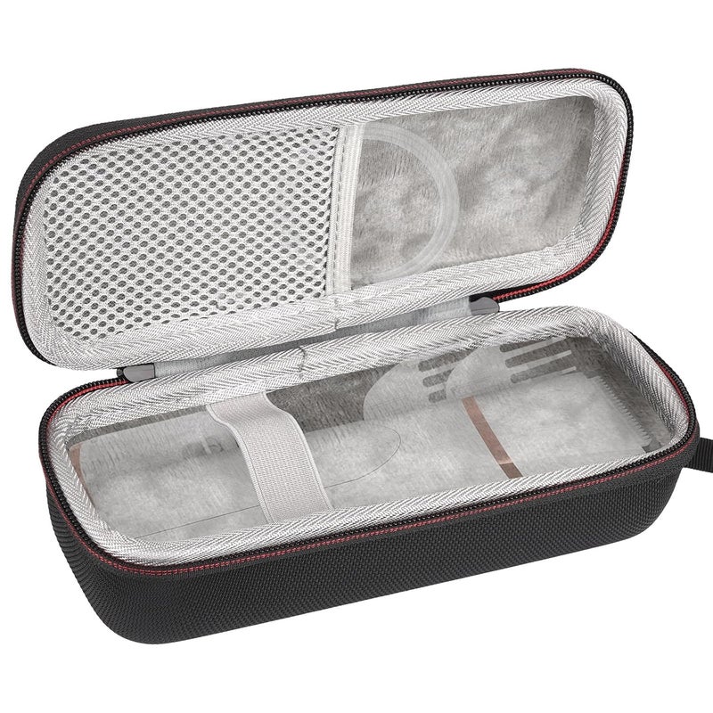 Linkidea Electric Shaver Travel Case, Compatible with MANSPOT HCW003A-New2, Unibono YH-7702 Trimmer, Hard Shell Bikini Razor Carrying Bag (Black) - Image 1